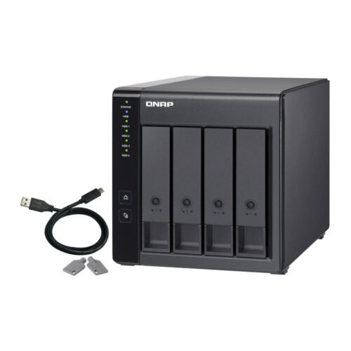 QNAP TR-004 storage drive enclosure HDD/SSD enclosure Black 2.5/3.5" - Image 4