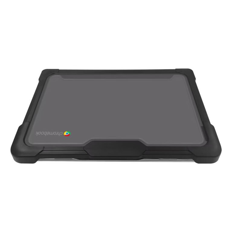 Techair TACHS004 Protective Hard Shell case for Lenovo 300e/500e 3rd Gen Chromebook, 11.6 black/clear