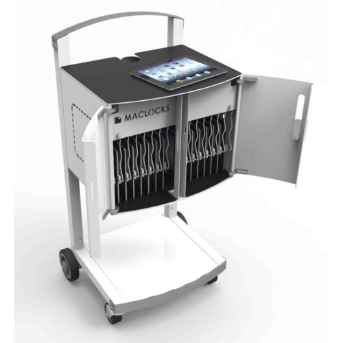 Compulocks CartiPad Uno Tablet / Laptop Charging Rolling Cart 16 Devices EU Power Plug