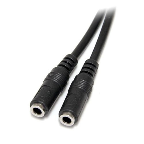 StarTech.com Slim Stereo Splitter Cable - 3.5mm Male to 2x 3.5mm Female - Image 3