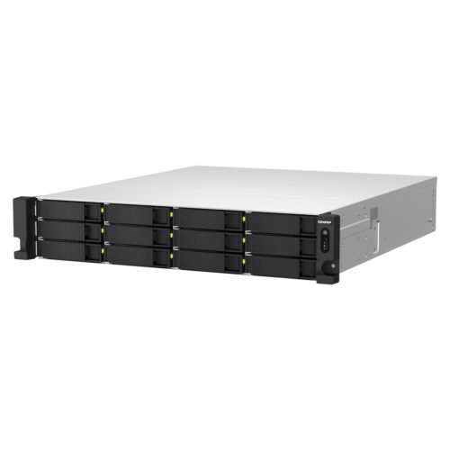 QNAP TS-h1887XU-RP NAS Rack (2U) Intel Xeon E E-2334 16 GB DDR4 0 TB QuTS hero Black, White - Image 2