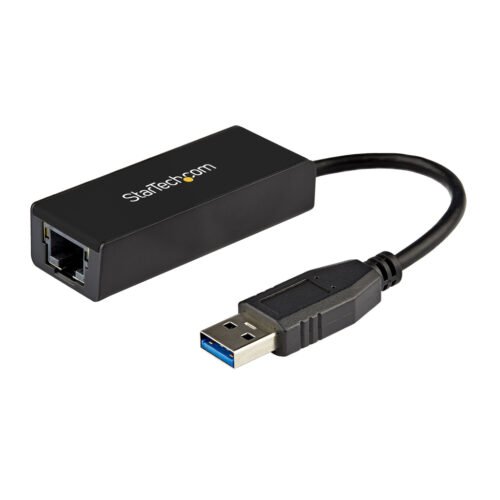 StarTech.com USB 3.0 to Gigabit Ethernet Network Adapter, 10/100/1000 Mbps, USB to RJ45, USB 3.0 to LAN Adapter, USB 3.0 Ethern