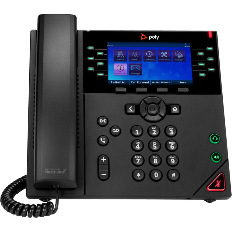 POLY OBi VVX 450 12-Line IP Phone and PoE-enabled
