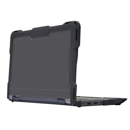 Techair TACHS006 Protective Hard Shell case for Lenovo 100e/100w/300e/300w 4th Gen Chromebook, 11.6 black/clear - Image 2