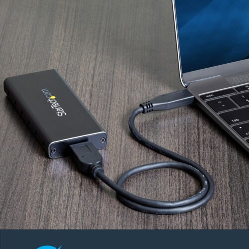 StarTech.com M.2 SSD Enclosure for M.2 SATA SSDs - USB 3.1 (10Gbps) with USB-C Cable - Image 8
