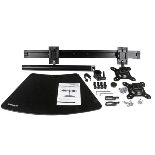 StarTech.com Dual-Monitor Stand - Horizontal - Black - Image 2
