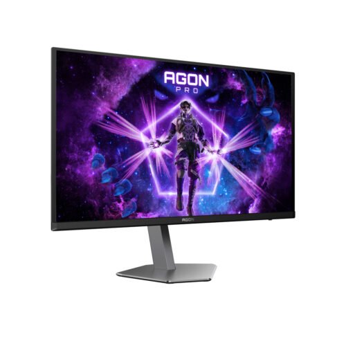 AOC AGON PRO AG276QZD2 computer monitor 67.8 cm (26.7") 2560 x 1440 pixels Quad HD QD-OLED Grey - Image 4