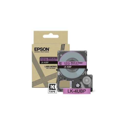 Epson LK-4UBP Black, Purple