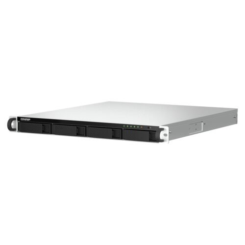 QNAP TS-464U-RP NAS Rack (1U) Intel® Celeron® N5095 8 GB DDR4 0 TB QNAP Turbo System Aluminium, Black - Image 4