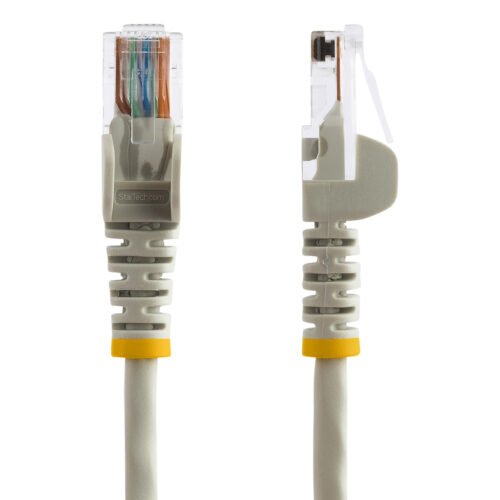 StarTech.com Cat5e Ethernet Patch Cable with Snagless RJ45 Connectors - 10 m, Gray - Image 2