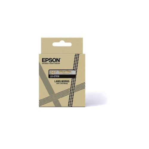 Epson LK-6TKN Gold, Transparent - Image 3