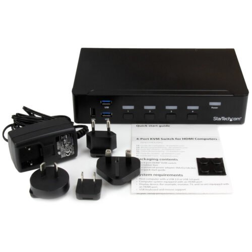 StarTech.com 4-Port HDMI KVM Switch - USB 3.0 - 1080p - Image 7