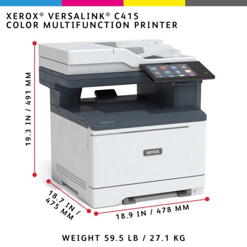 Xerox VersaLink C415 A4 40ppm Duplex Copy/Print/Scan/Fax PS3 PCL5e/6 2 Trays 251 Sheets - Image 25