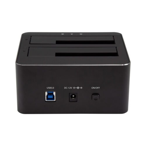 StarTech.com Dual-Bay USB 3.0 to SATA Hard Drive Docking Station, USB Hard Drive Dock, External 2.5/3.5" SATA I/II/III SSD/HDD - Image 9
