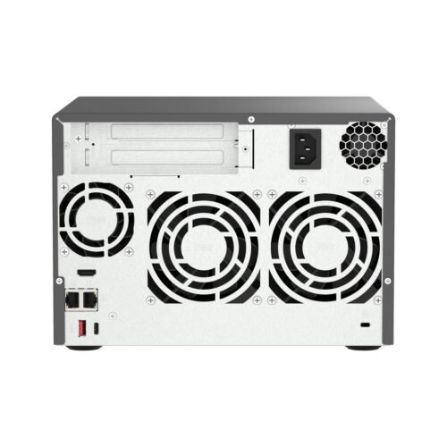 QNAP TVS-h674 NAS Tower Intel® Core™ i3 i3-12100 16 GB DDR4 0 TB QuTS hero Black - Image 2