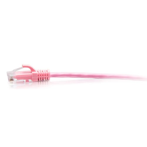 C2G 1.5m Cat6a Snagless Unshielded (UTP) Slim Ethernet Patch Cable - Pink - Image 2