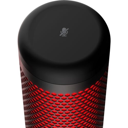 HyperX QuadCast - USB Microphone (Black-Red) - Red Lighting - Image 5