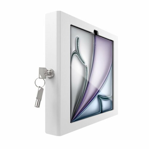 Compulocks iPad Air M2 11" (2024), Apex Secured Enclosure Wall Mount - White - Image 3