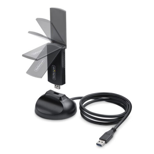 StarTech.com WiFi 6E USB Adapter Wireless PC Dongle - Image 3