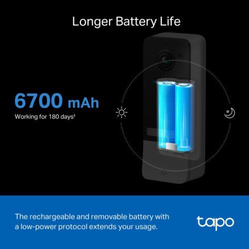 TP-Link Tapo Smart Battery Video Doorbell - Image 2