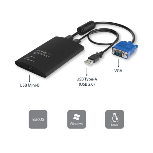 StarTech.com USB Crash Cart Adapter with File Transfer & Video Capture - Image 6