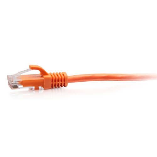 C2G 2.1m Cat6a Snagless Unshielded (UTP) Slim Ethernet Patch Cable - Orange - Image 2