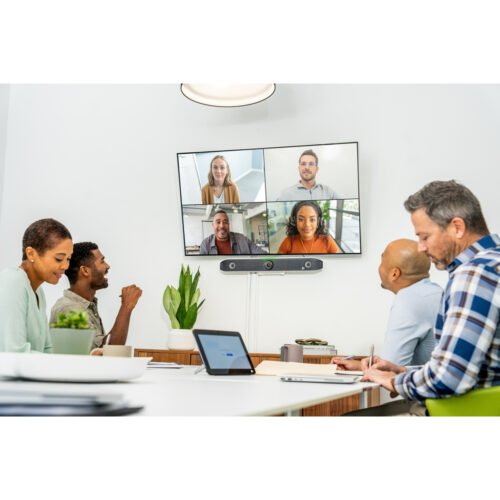 POLY Studio X52 All-In-One Video Bar with TC10 Controller Kit No Power Cord GSA/TAA - Image 3