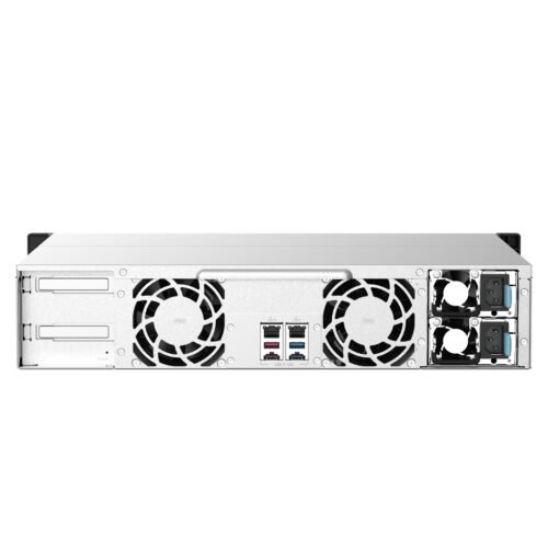 QNAP TS-1273AU-RP-8G NAS/storage server Rack (2U) Ryzen Embedded V1500B 8 GB DDR4 0 TB QNAP QTS Aluminium, Black - Image 6
