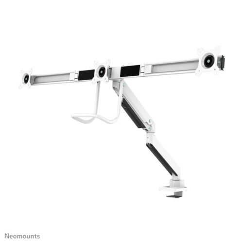 Neomounts NM-D775DX3WHITE Monitor arm 17-27" - gas spring - Topfix - 180°-stop - Image 4