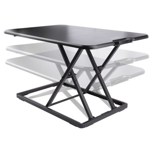 StarTech.com Standing Desk Converter for Laptop - Up to 8kg/17.6lb - Height Adjustable Laptop Riser - Table-Top Stand-Up Desk C - Image 7
