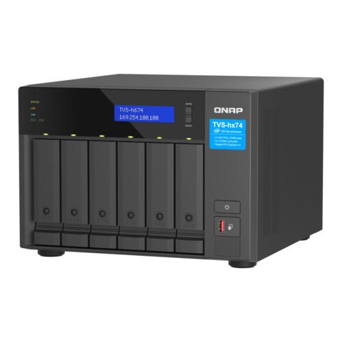 QNAP TVS-H674 NAS Tower Intel® Core™ i5 i5-12400 32 GB DDR4 0 TB QuTS hero Black - Image 5