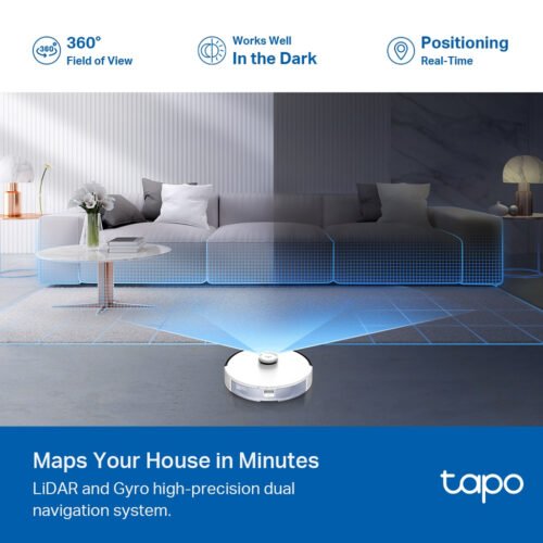 TP-Link Tapo LiDAR Navigation Robot Vacuum - Image 4