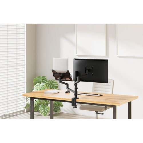 Neomounts DS20-425BL2 Monitor arm with laptop holder 17-27" - space saving - Image 17