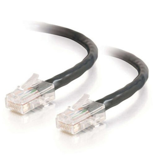 C2G Cat5E Assembled UTP Patch Cable Black 20m networking cable
