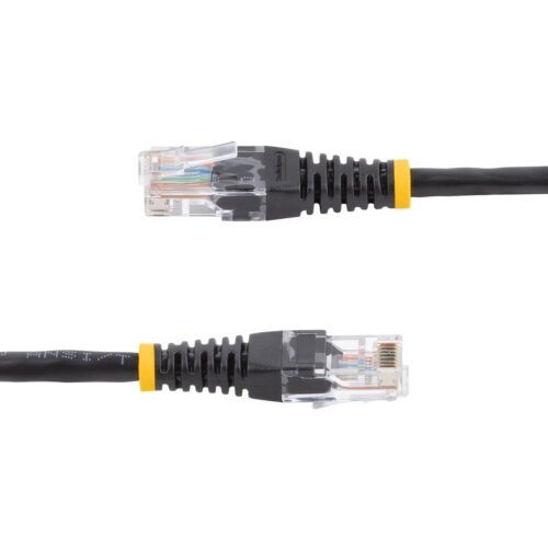 StarTech.com Cat5e Patch Cable with Molded RJ45 Connectors - 15 m - Black - Image 6