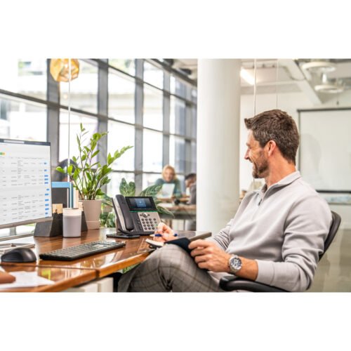 POLY Edge E550 IP Phone and PoE-enabled - Image 5