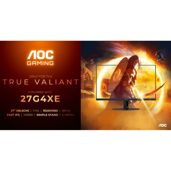 AOC 27G4XE computer monitor 68.6 cm (27") 1920 x 1080 pixels Full HD LCD Black, Grey - Image 15