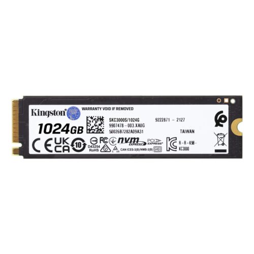 Kingston Technology 1024G KC3000 M.2 2280 NVMe SSD - Image 2