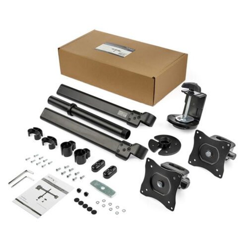 StarTech.com Desk-mount Dual-Monitor Arm - Cross Bar - Grommet/Desk Clamp Mount - Image 8