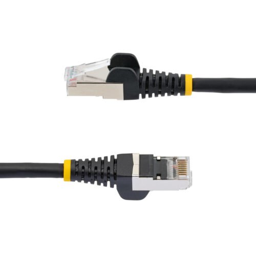 StarTech.com 2m CAT6a Ethernet Cable - Black - Low Smoke Zero Halogen (LSZH) - 10GbE 500MHz 100W PoE++ Snagless RJ-45 w/Strain - Image 6