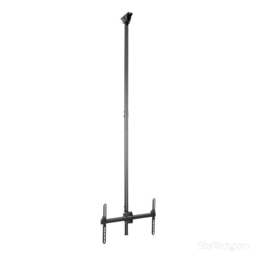 StarTech.com TV Ceiling Mount - Full-Motion Universal Hanging Single Screen Mount with Adjustable Telescopic Long Pole - Tilt / - Image 12