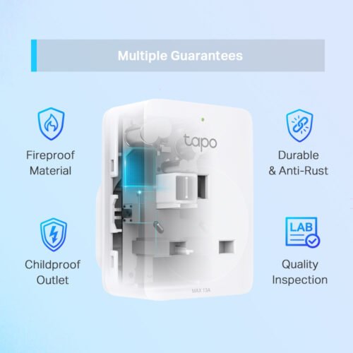 TP-Link Tapo Mini Smart Wi-Fi Socket, Energy Monitoring - Image 4