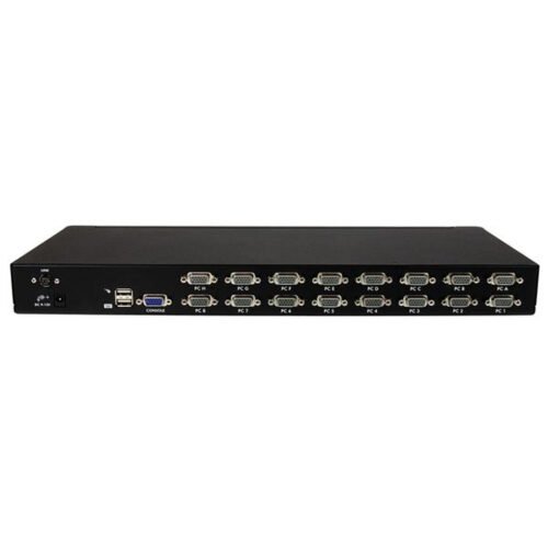 StarTech.com 16 Port 1U Rackmount USB KVM Switch Kit with OSD and Cables - Image 3