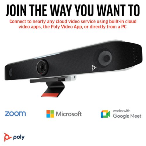 POLY Studio X52 All-In-One Video Bar - Image 9