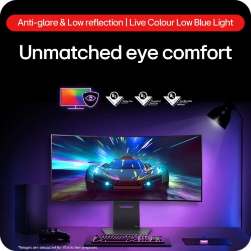 LG 34GS95QE-B computer monitor 86.1 cm (33.9") 3440 x 1440 pixels Wide Quad HD OLED Black - Image 9