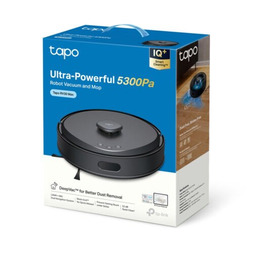 TP-Link Tapo RV30 Max 0.3 L Bagless Black - Image 4
