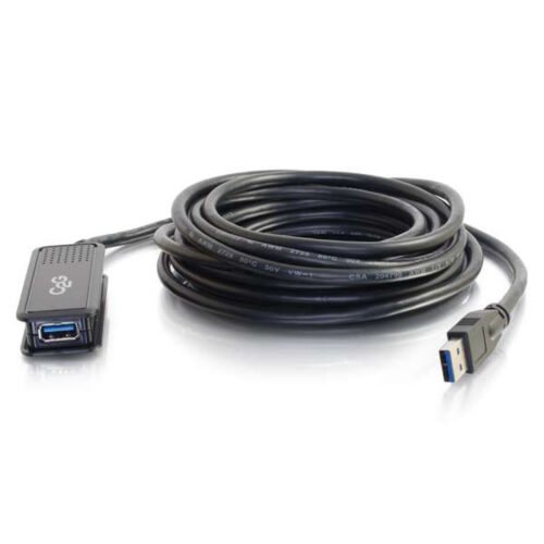 C2G 5m USB 3.0 USB-A Male to USB-A Female Active Extension Cable - USB Extension Cable - Image 4