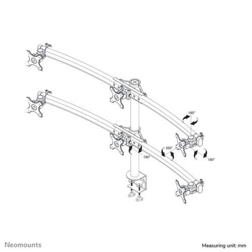 Neomounts FPMA-D700D6 Monitor arm 19-27" - Image 10