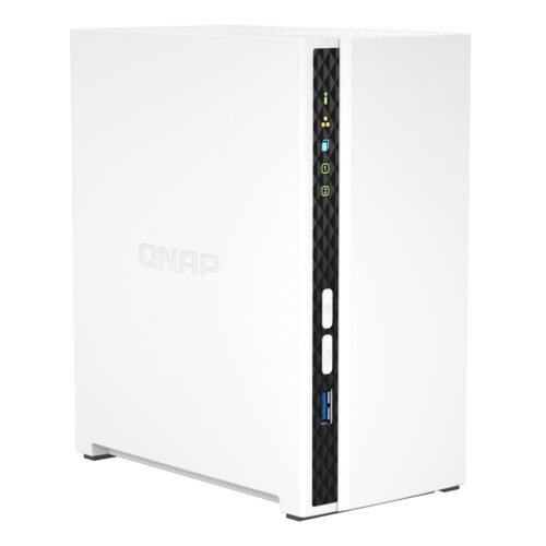 QNAP TS-233 NAS/storage server Tower ARM Cortex-A55 2 GB 0 TB QNAP QTS White - Image 7