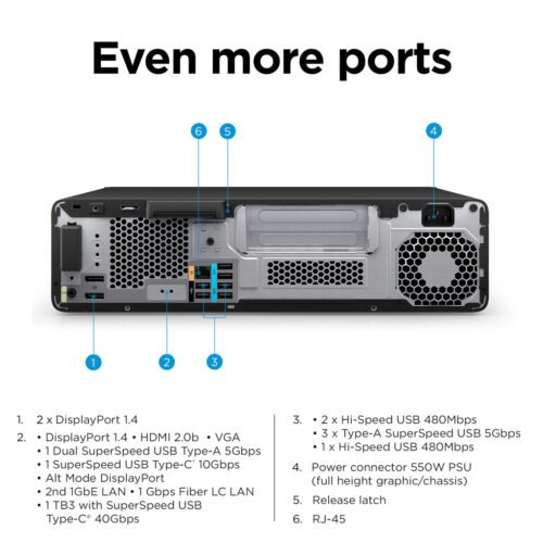 HP Z2 SFF G9 Intel® Core™ i9 i9-12900 32 GB DDR5-SDRAM 1 TB SSD NVIDIA RTX A4000 Windows 11 Pro Workstation Black - Image 3